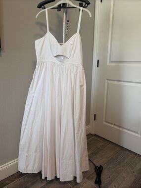 NWT Banana Republic White Cutout Maxi Dress